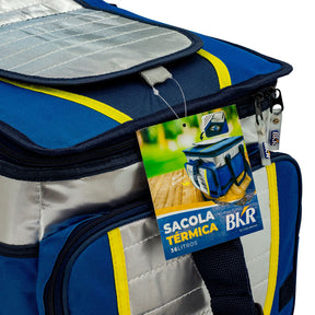 Sacola Térmica BKR 36L - Azul e Prata