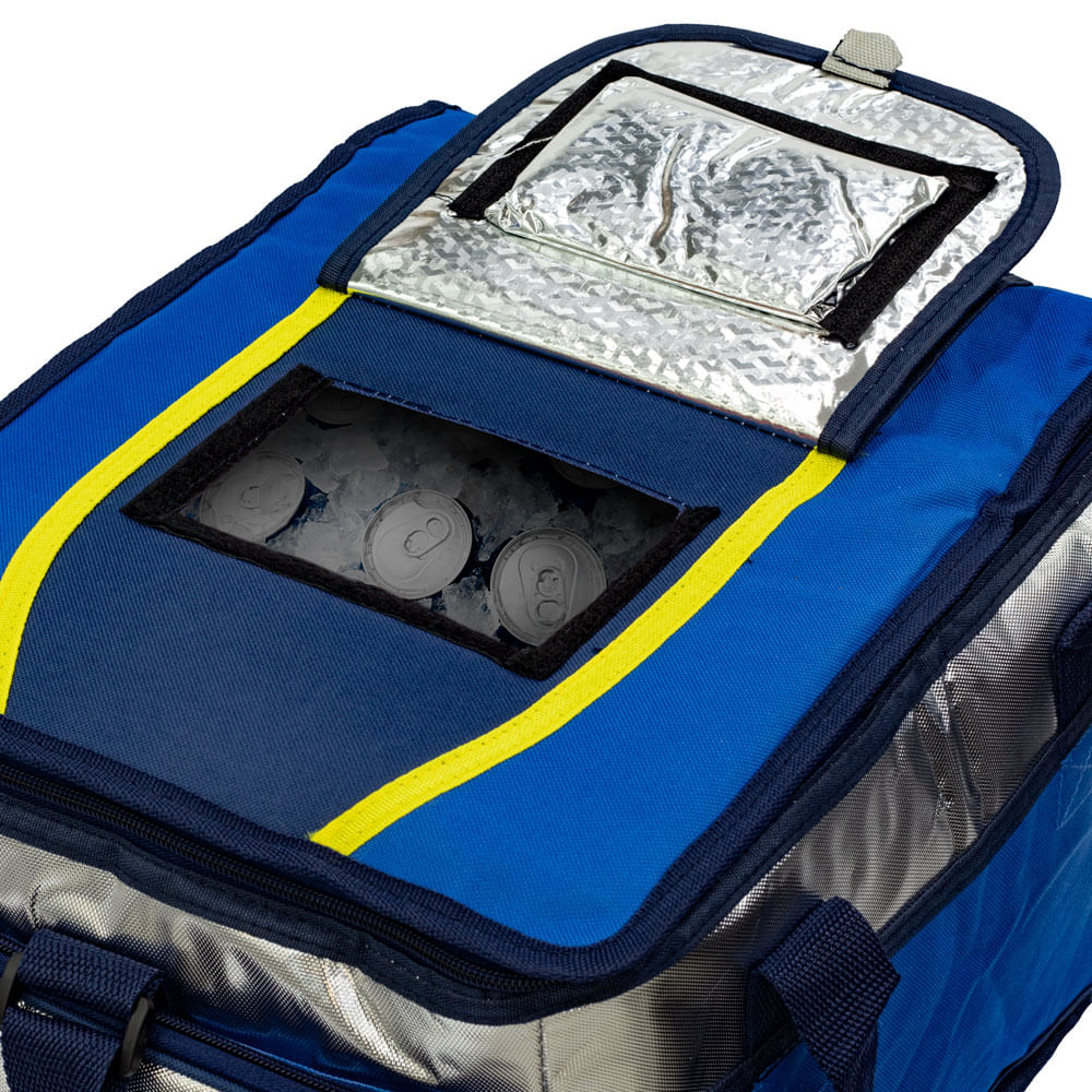 Sacola Térmica BKR 36L - Azul e Prata