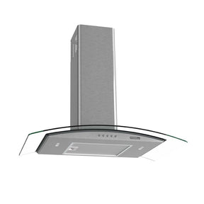 Coifa Nardelli Vidro Curvo Clean Kromanox 80cm