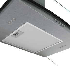Coifa Nardelli Vidro Curvo Clean Kromanox 80cm