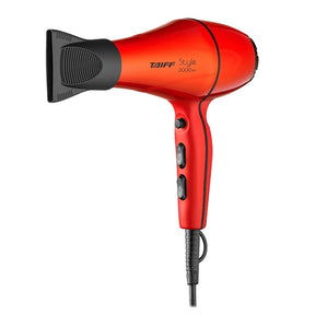 Secador de Cabelo Taiff Style Red 2000W Motor AC Profissional 5 temperaturas