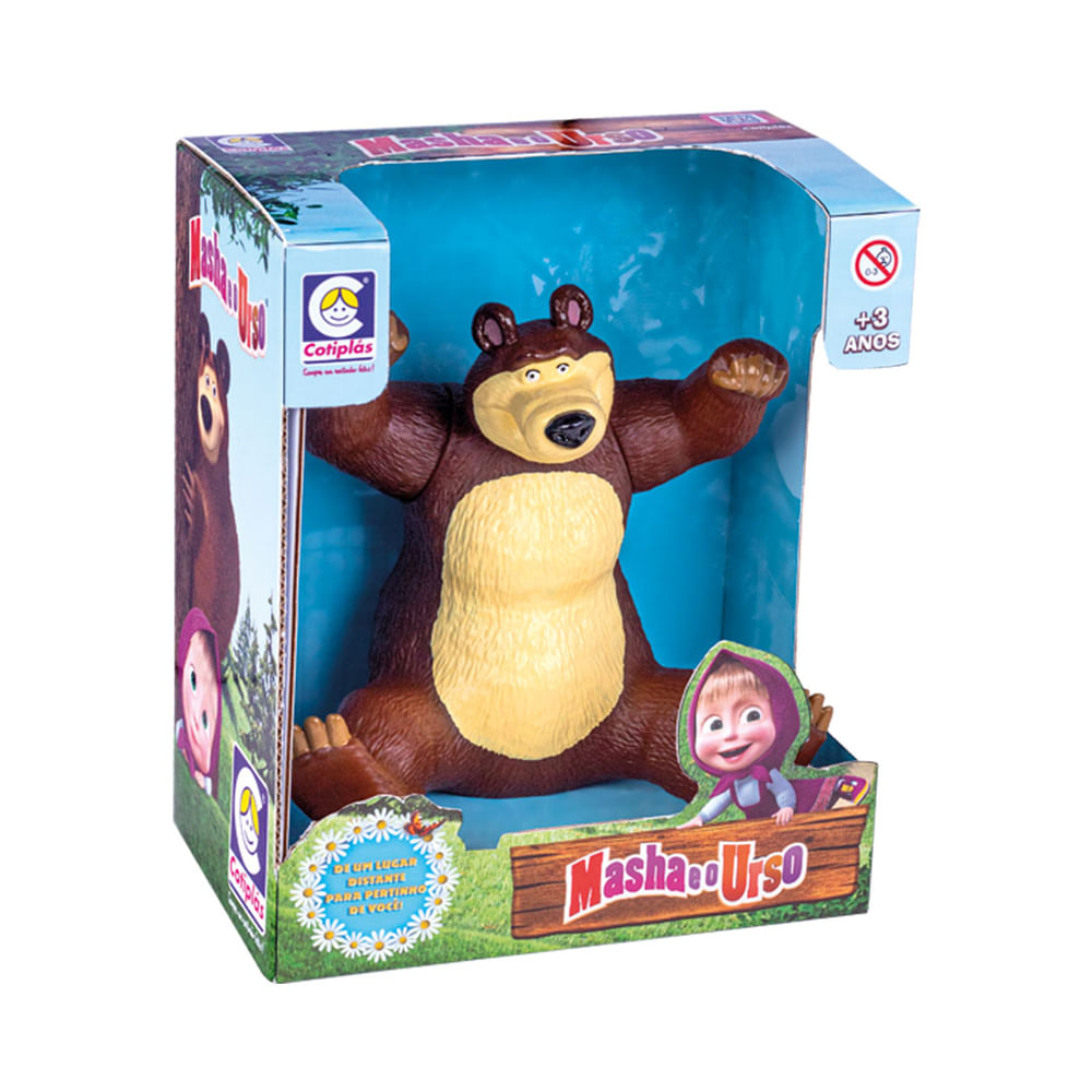 Urso da Masha Cotiplás 2466 Marrom