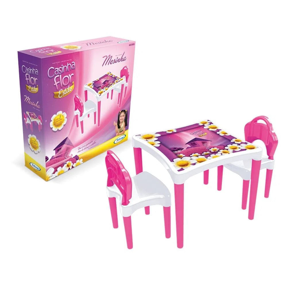 Mesinha Xalingo Casinha Flor