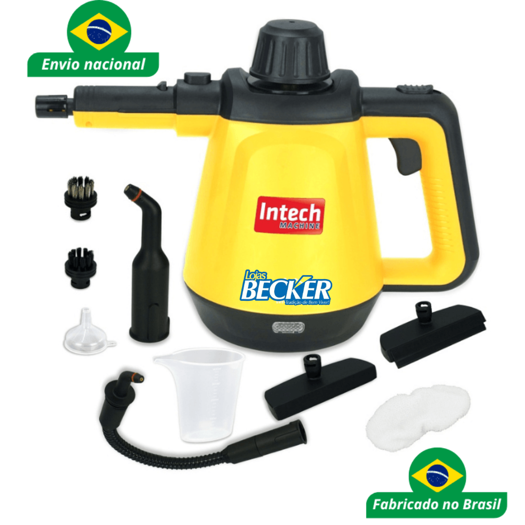 Limpador à Vapor + 9 acessórios + 1 Brinde na sua primeira compra